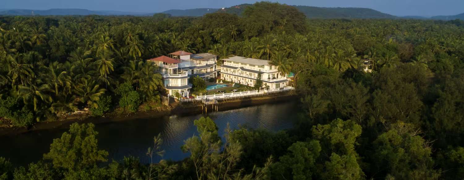 Stone Wood Riverfront Resort | Siolim | Club Wave and Sea